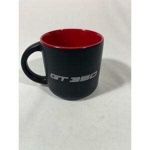 Shelby GT350 Coffee/Tea Mug Ceramic Edgy Moto Black W/Red Interior‎ 12oz